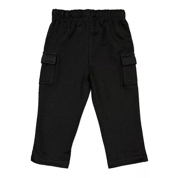 3 Jumping Beans Baby Infant Boys French Terry Cargo Pants Size 12-18M Black Gray - Picture 5 of 12